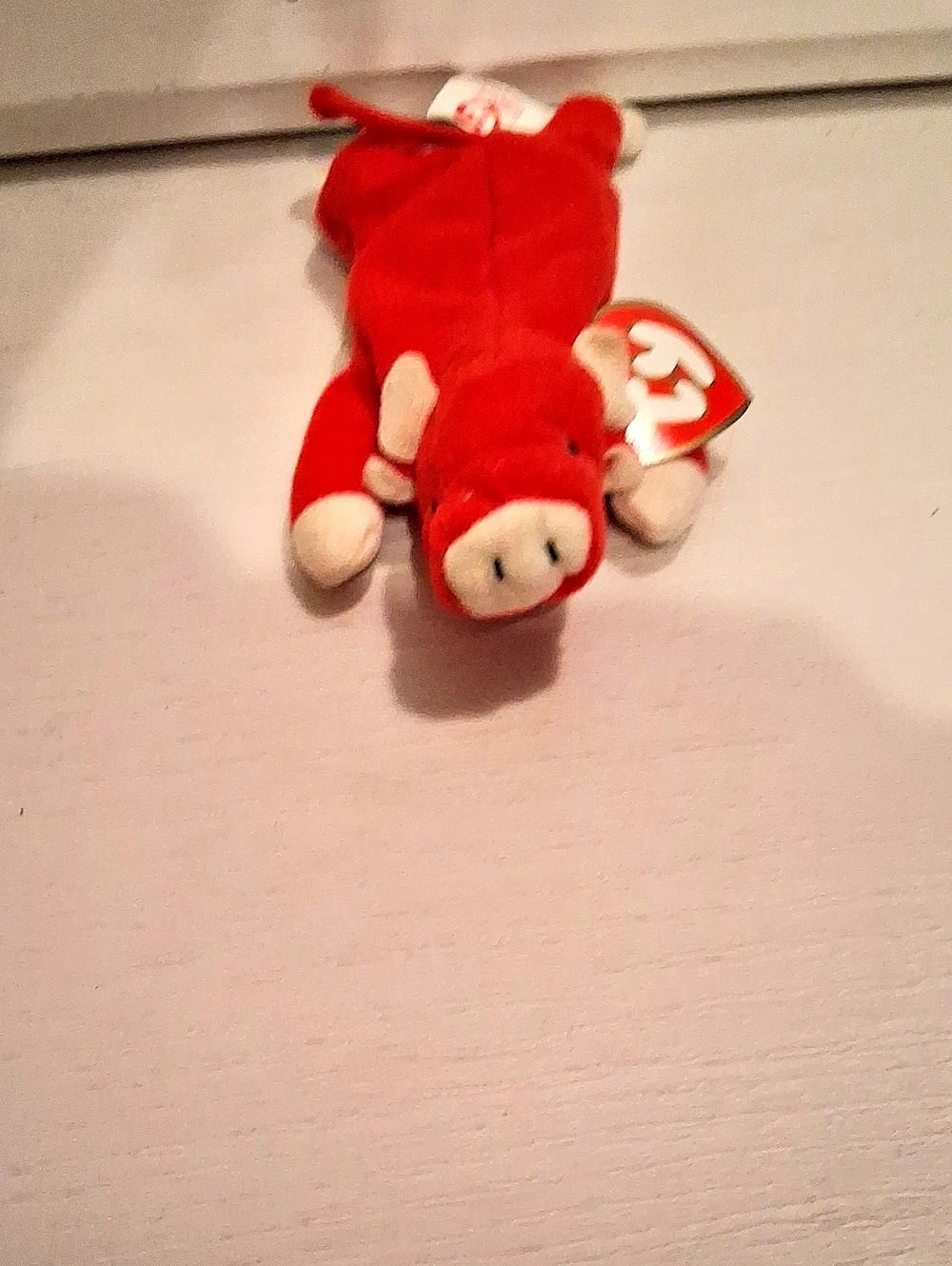 Ty Snort the Red Bull Red Plush Toy